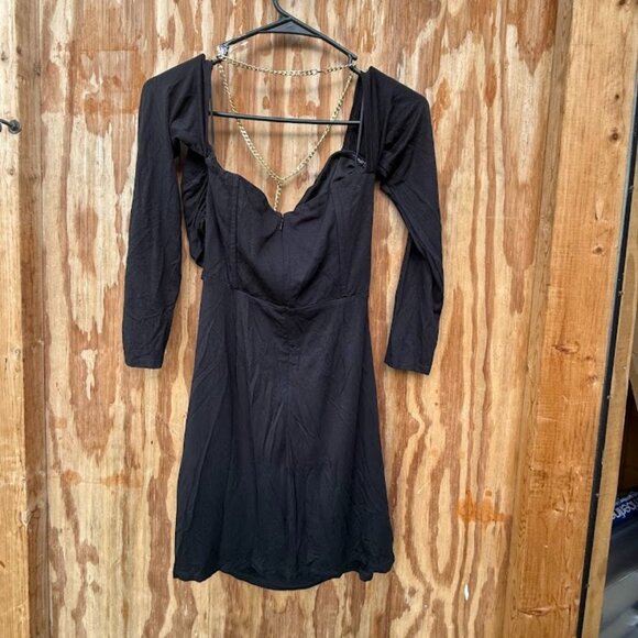 H:ours Black Dress (Size M) - Picture 2 of 4